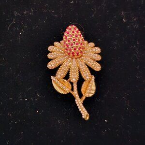 MMA Flower Brooch Pin